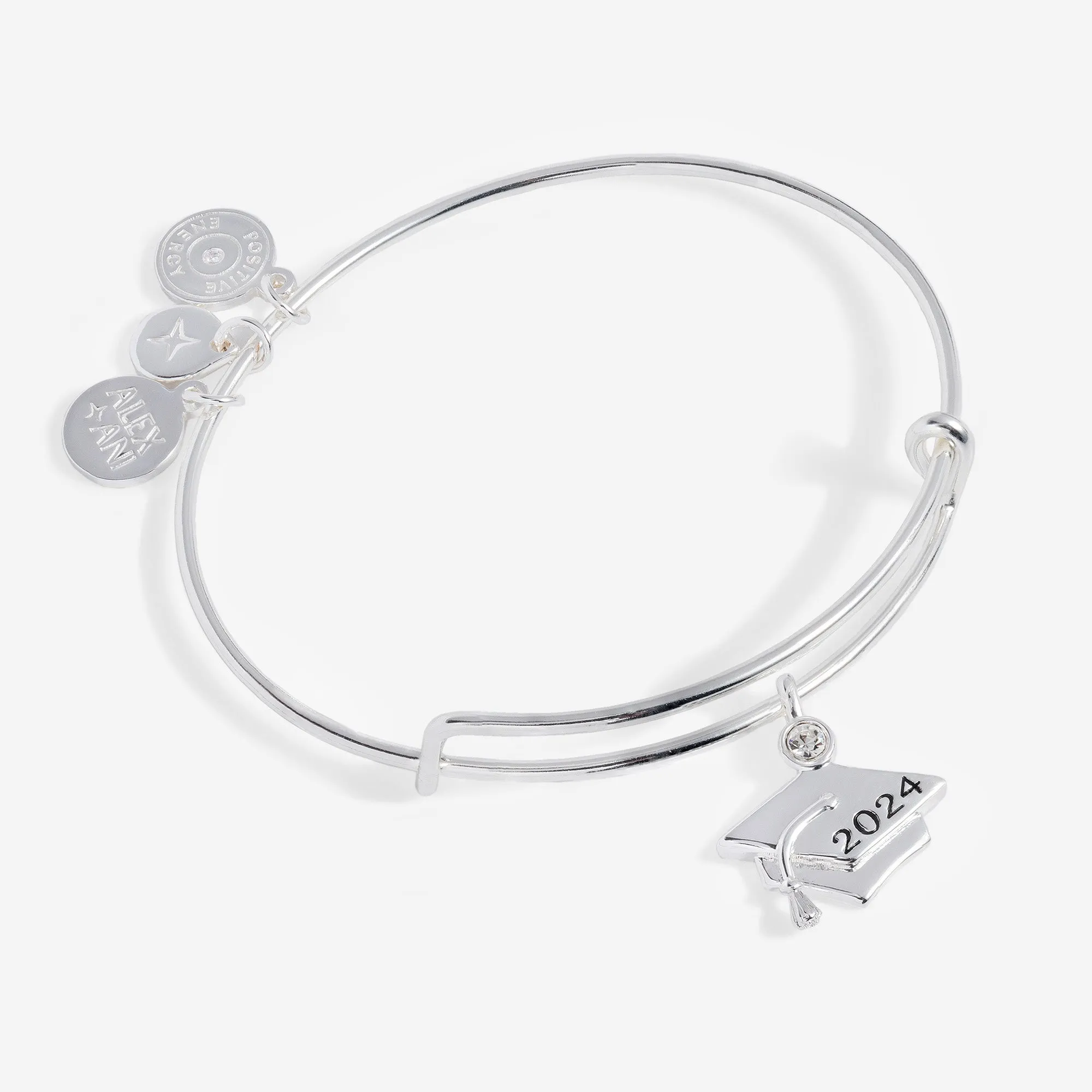 2024 Graduation Cap Charm Bangle