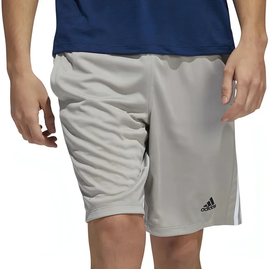 Adidas Men's 3 Stripe 4KRFT Sports Shorts - Grey