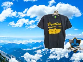 Adult Montreal  Quebec POUTINE Souvenir T shirt .