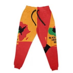 African American Black History Month Joggers