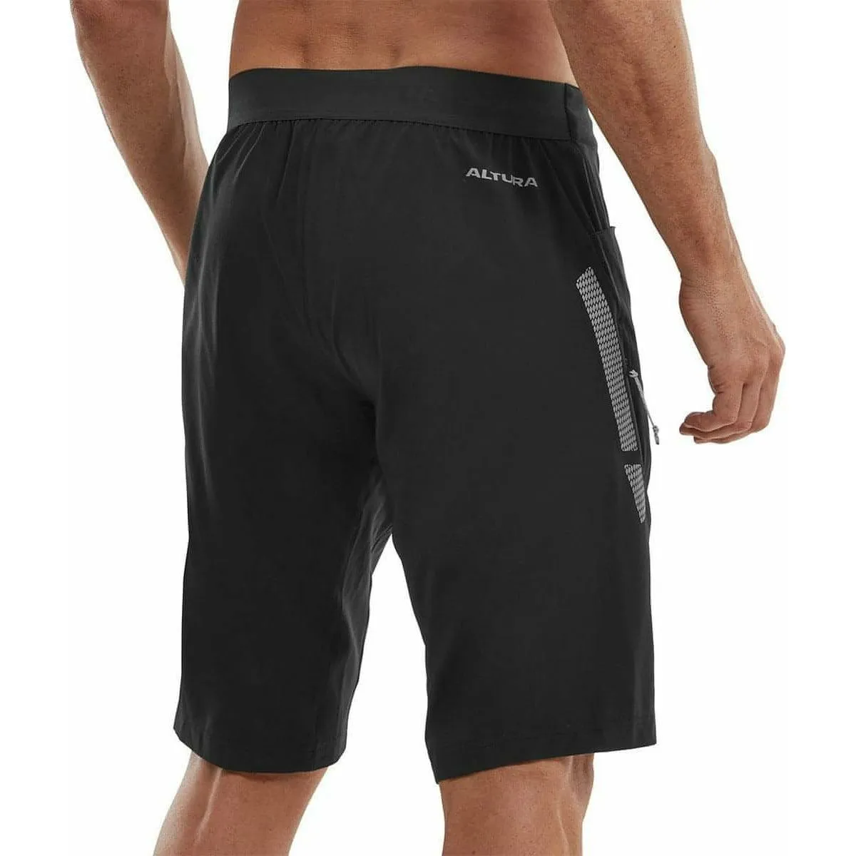 Altura Nightvision Lightweight Mens Baggy Cycling Shorts - Black