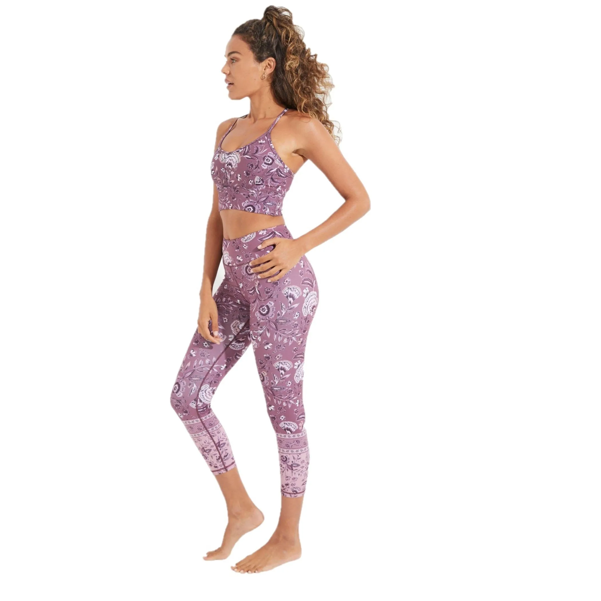 AMARA RECYCLED HIGH WAIST PRINTED LEGGING