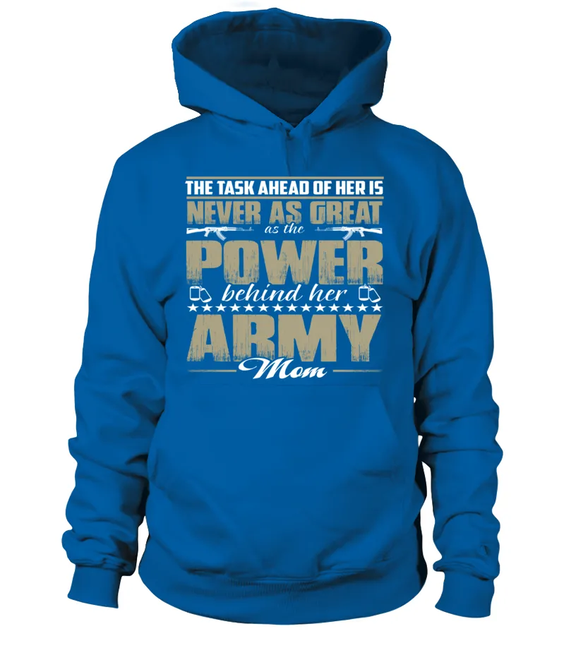 Army Mom Daughter Power T-shirts