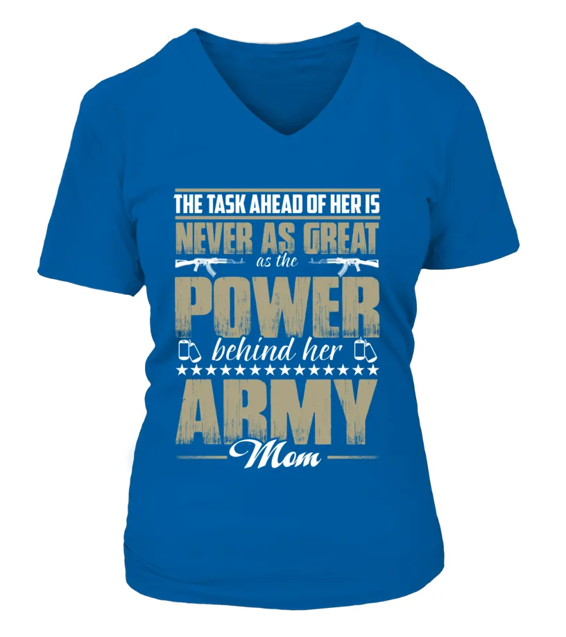 Army Mom Daughter Power T-shirts