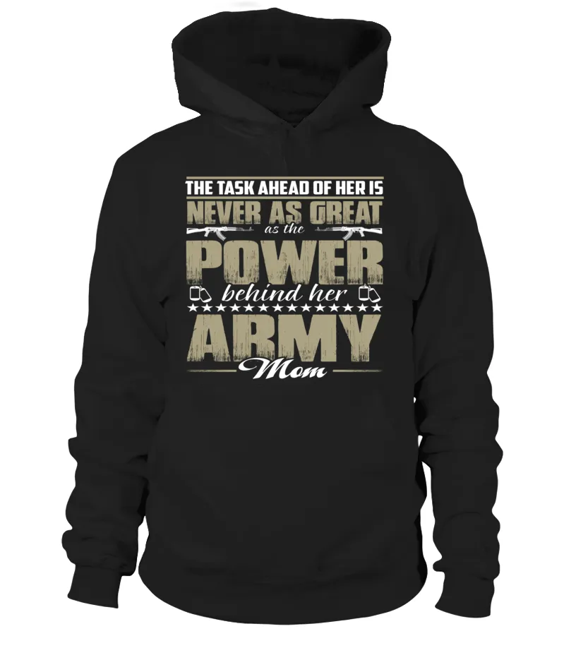 Army Mom Daughter Power T-shirts