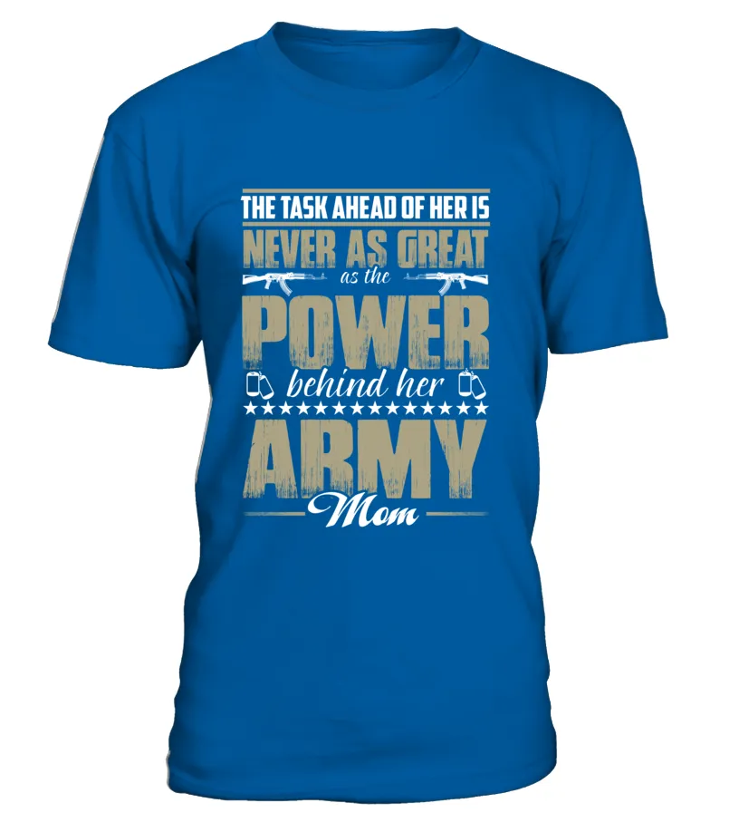 Army Mom Daughter Power T-shirts