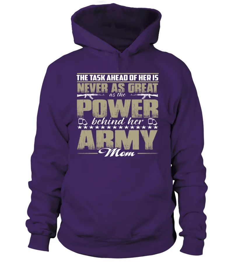 Army Mom Daughter Power T-shirts