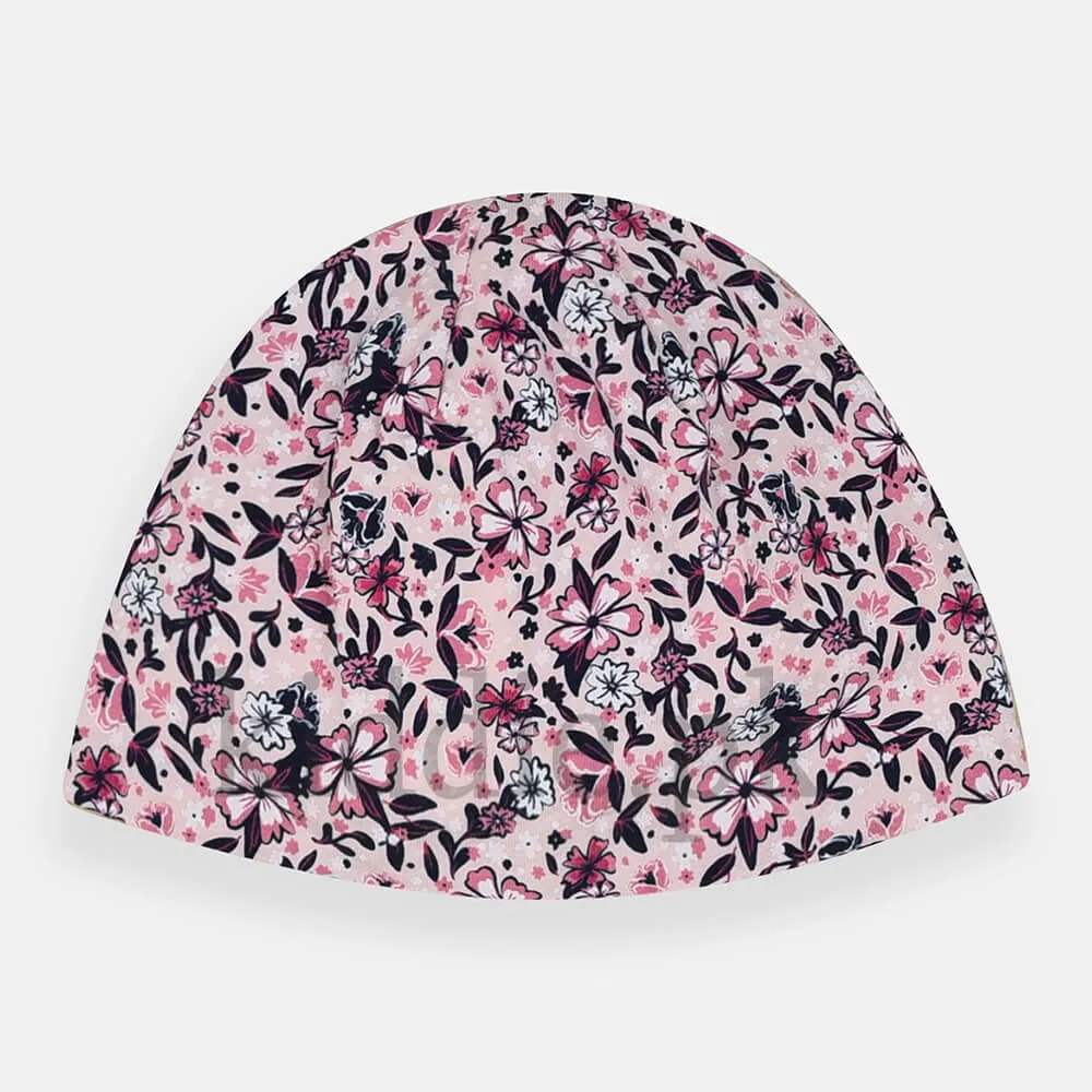 Baby Pink Floral Cap 2516