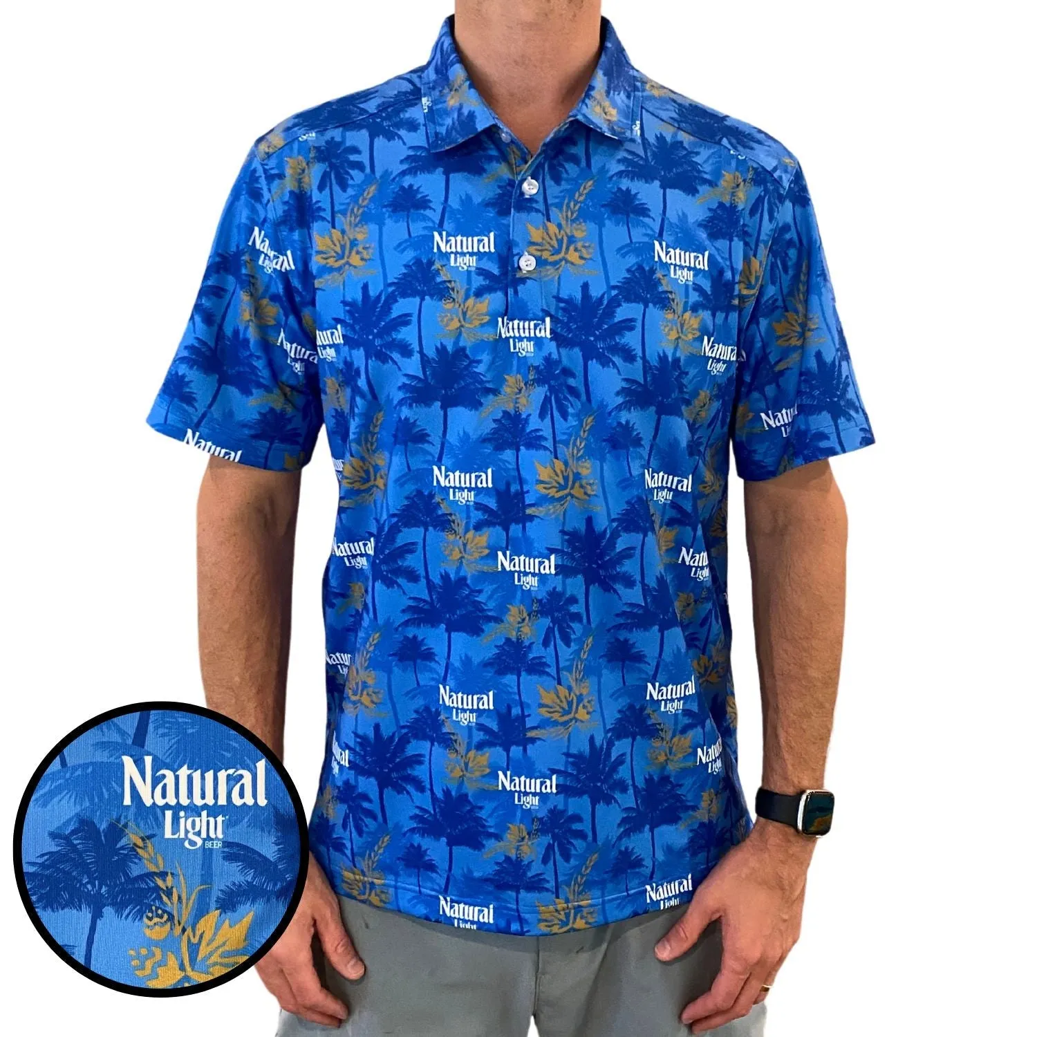 Blue Palms - Natural Light Everyday Polo