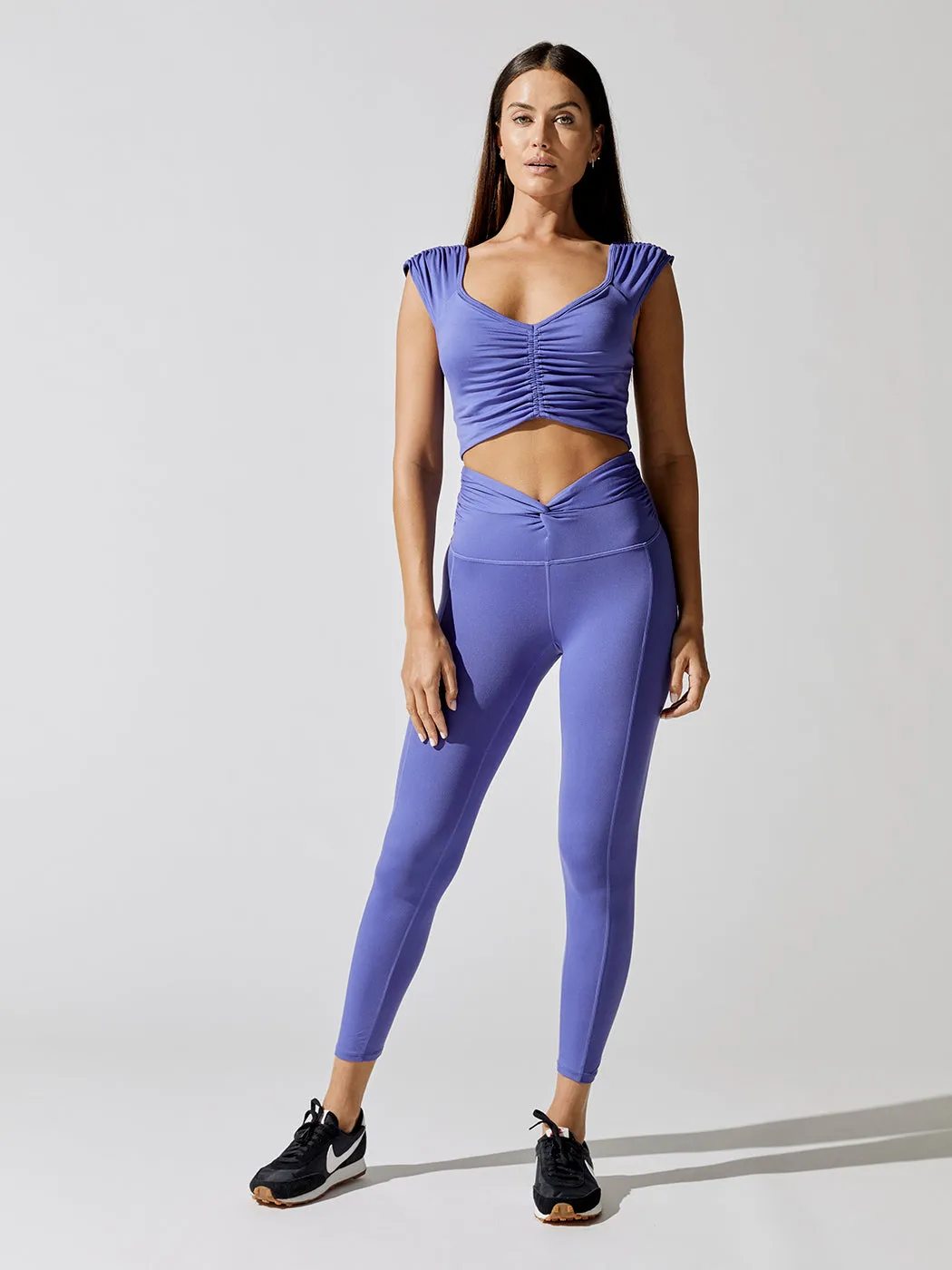 Breathe Deeper Legging - Moroccan Blue