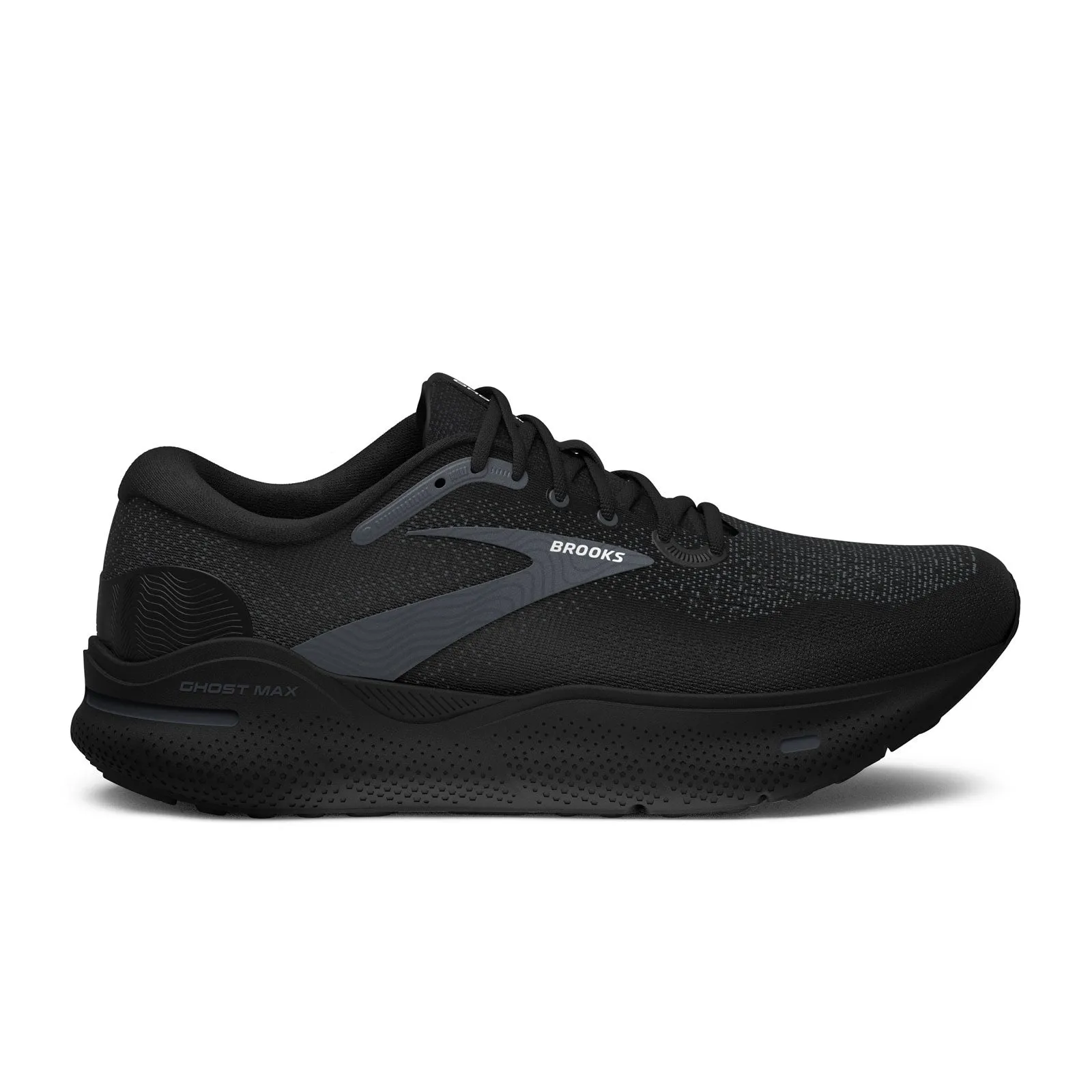 Brooks Ghost Max Running Shoe (Women) - Black/Black/Ebony