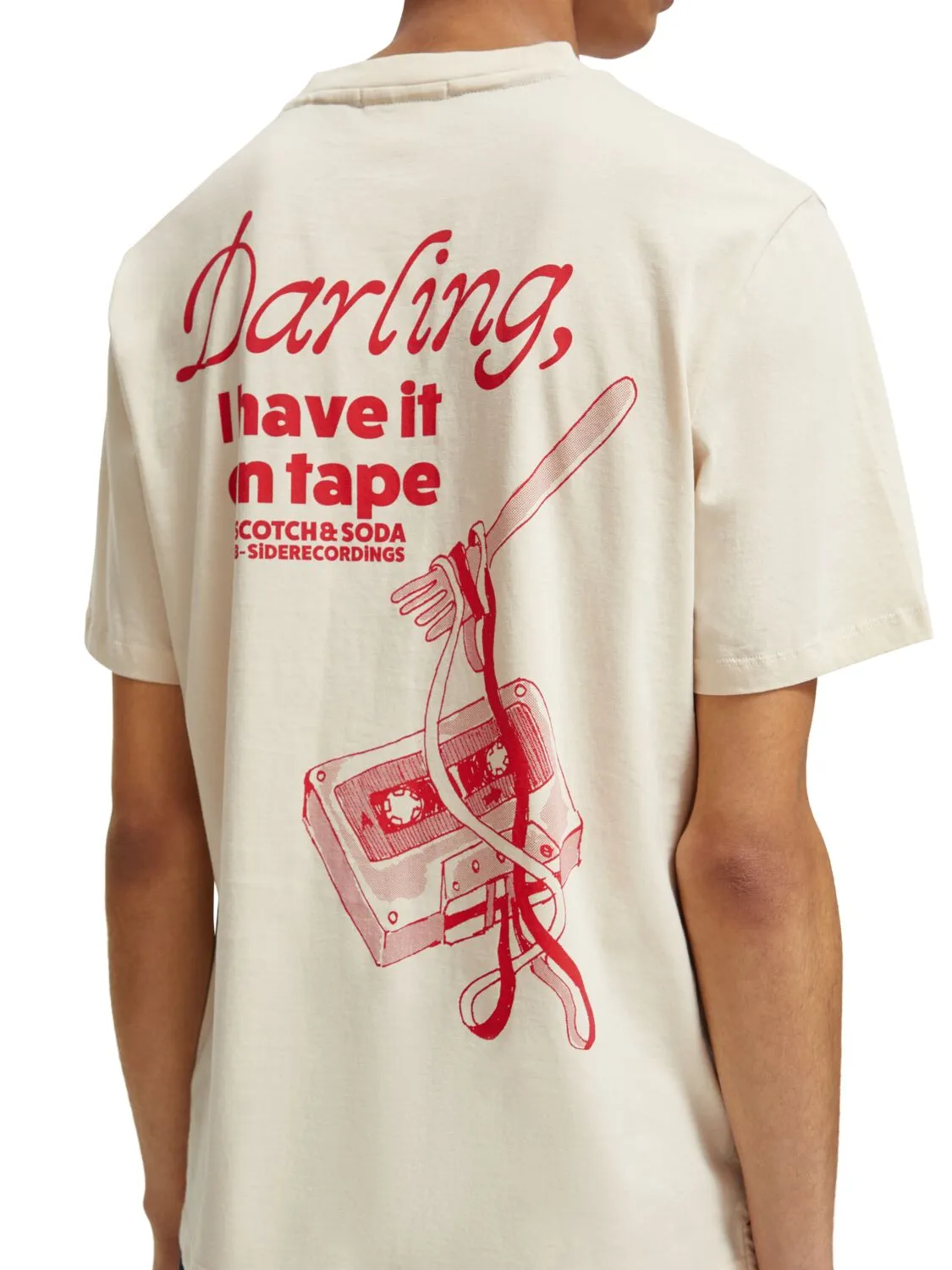 Cassette Artwork T-Shirt | Stone