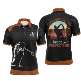 Chiptshirts - Polo De Golf, Cadeau Humour Pour Fans De Golf, Anniversaire 1983, Polo de Sport Homme et Femme, Fabriqué en 1983 - Âge de la Perfection - CTS27052215