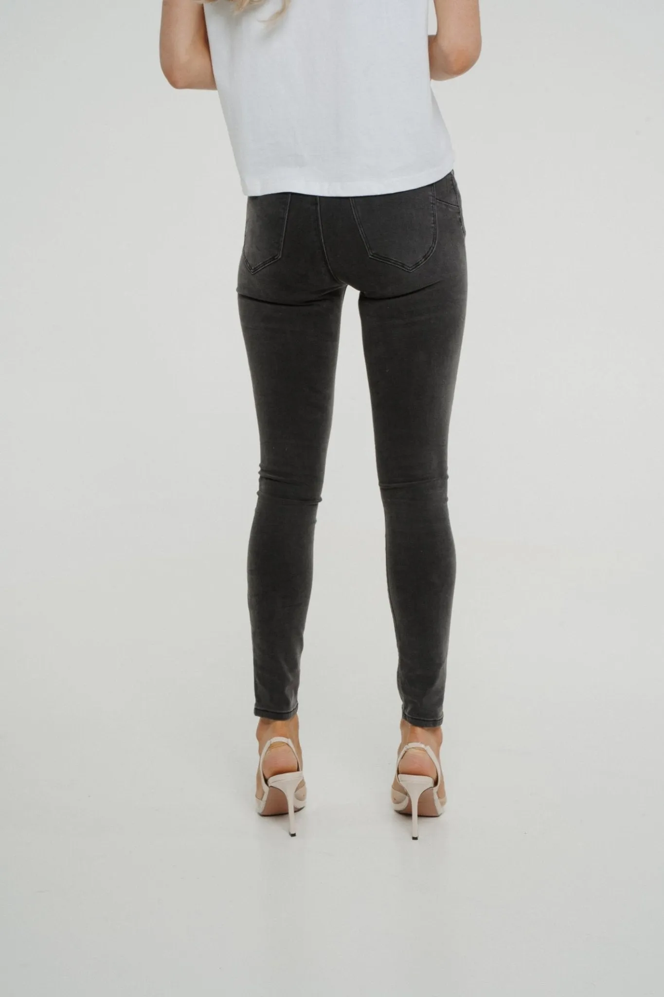 Cindy Skinny Jean In Grey