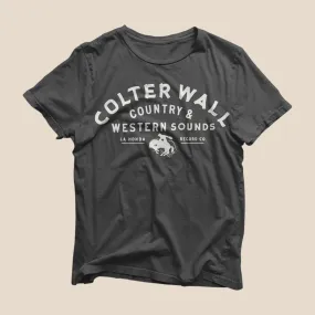 Colter Wall Country Sounds Vintage Black Shirts