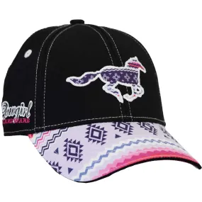 Cowgirl Hardware Girls' Aztec Horse Velcro Back Cap