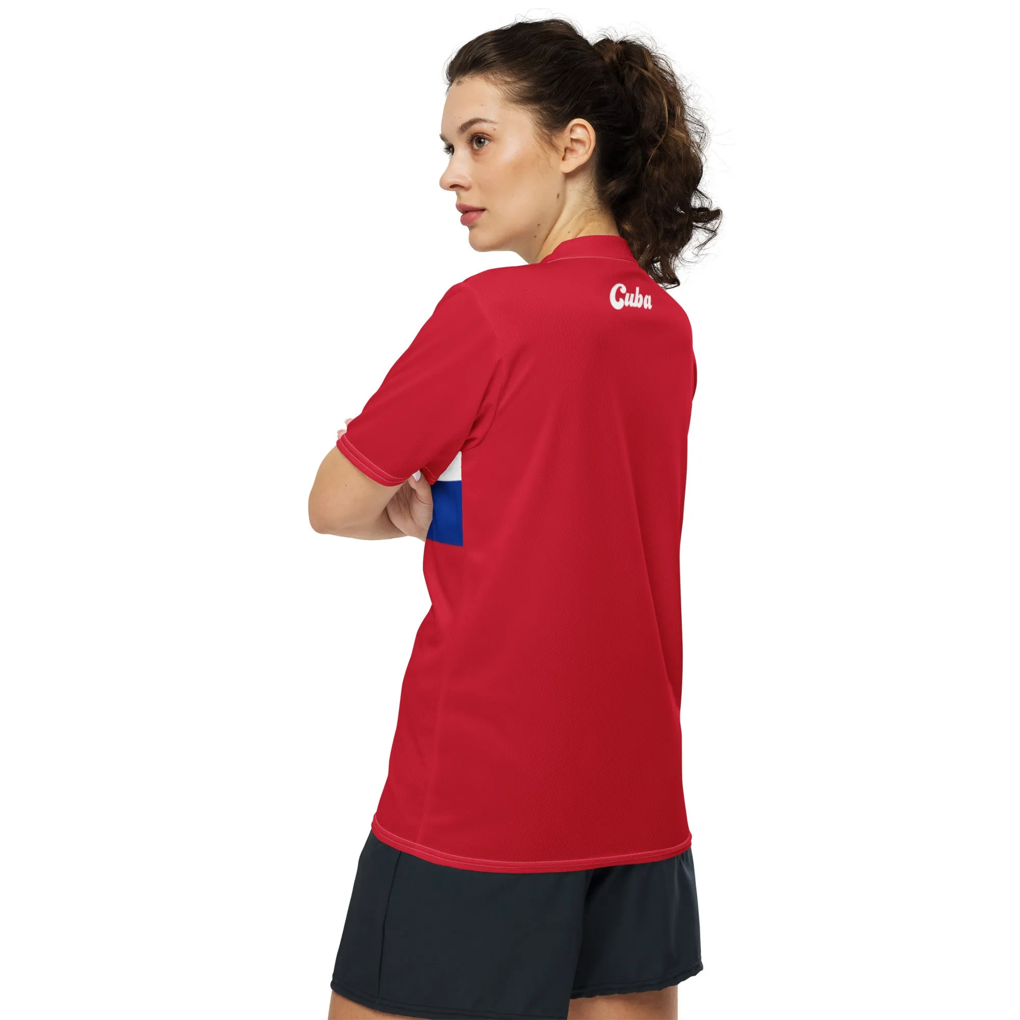 Cuba Flag Recycled Polyester Unisex Sports Jersey Sizes 2XS - 6XL