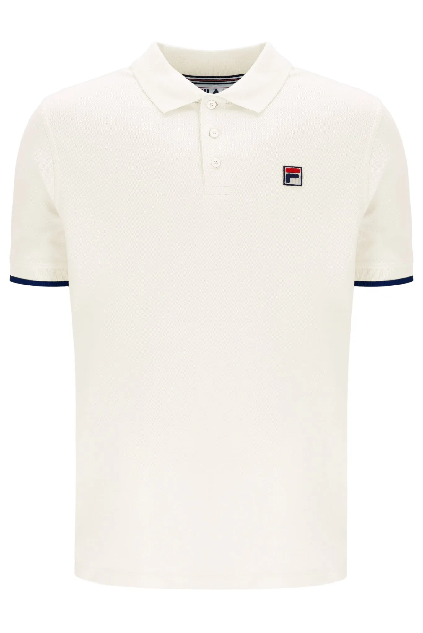 Custom Two Button Tipped Rib Basic Polo