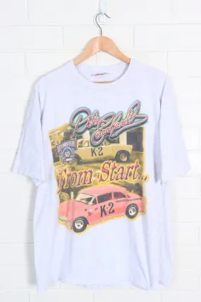 Dale Earnhardt NASCAR 'From Start to The Finish Line' Front Back Tee (XL)