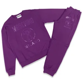 Double Question Mark Purple Jogging Set