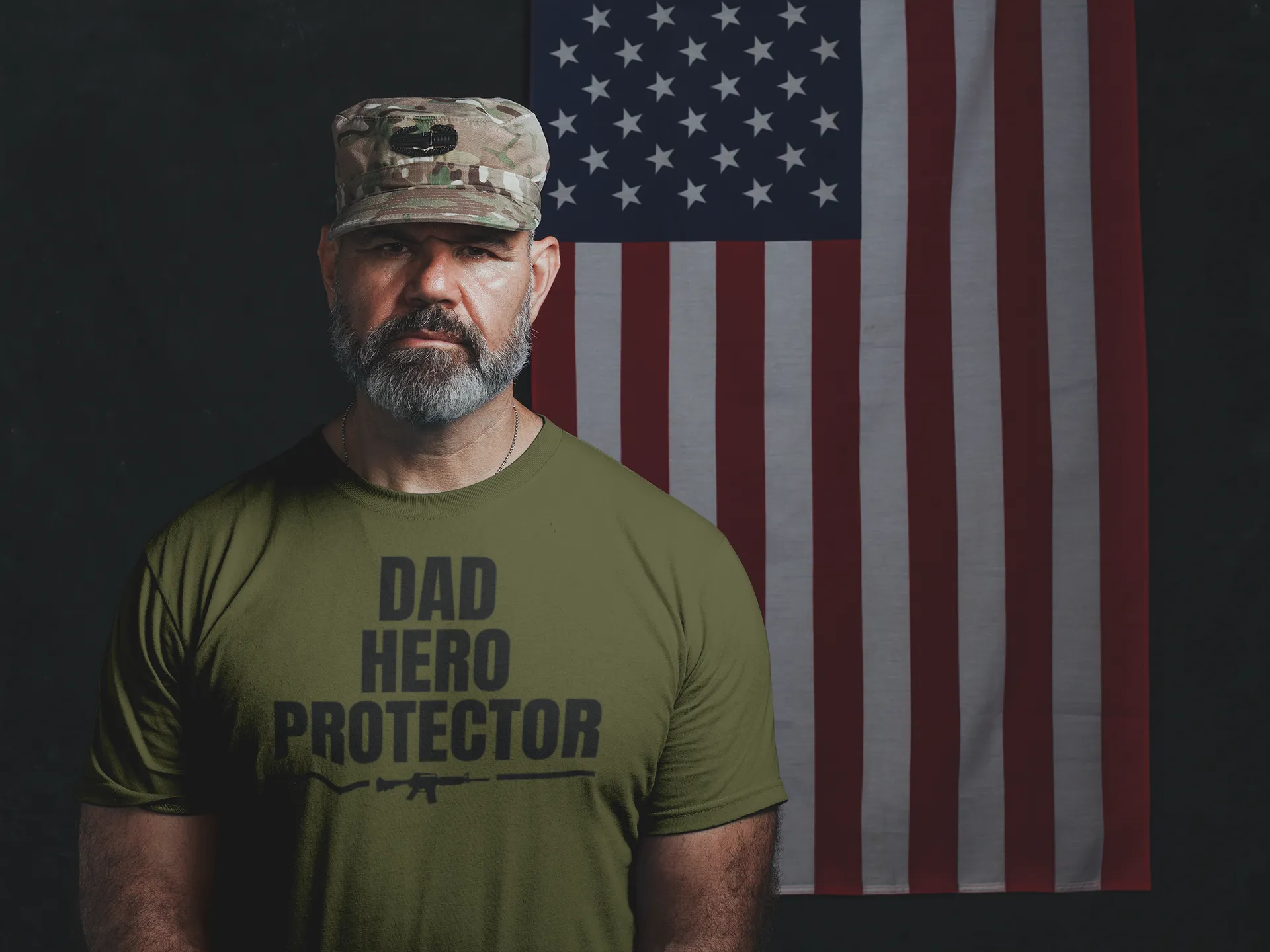 Family - Dad, Hero, and Protector - Military Edition