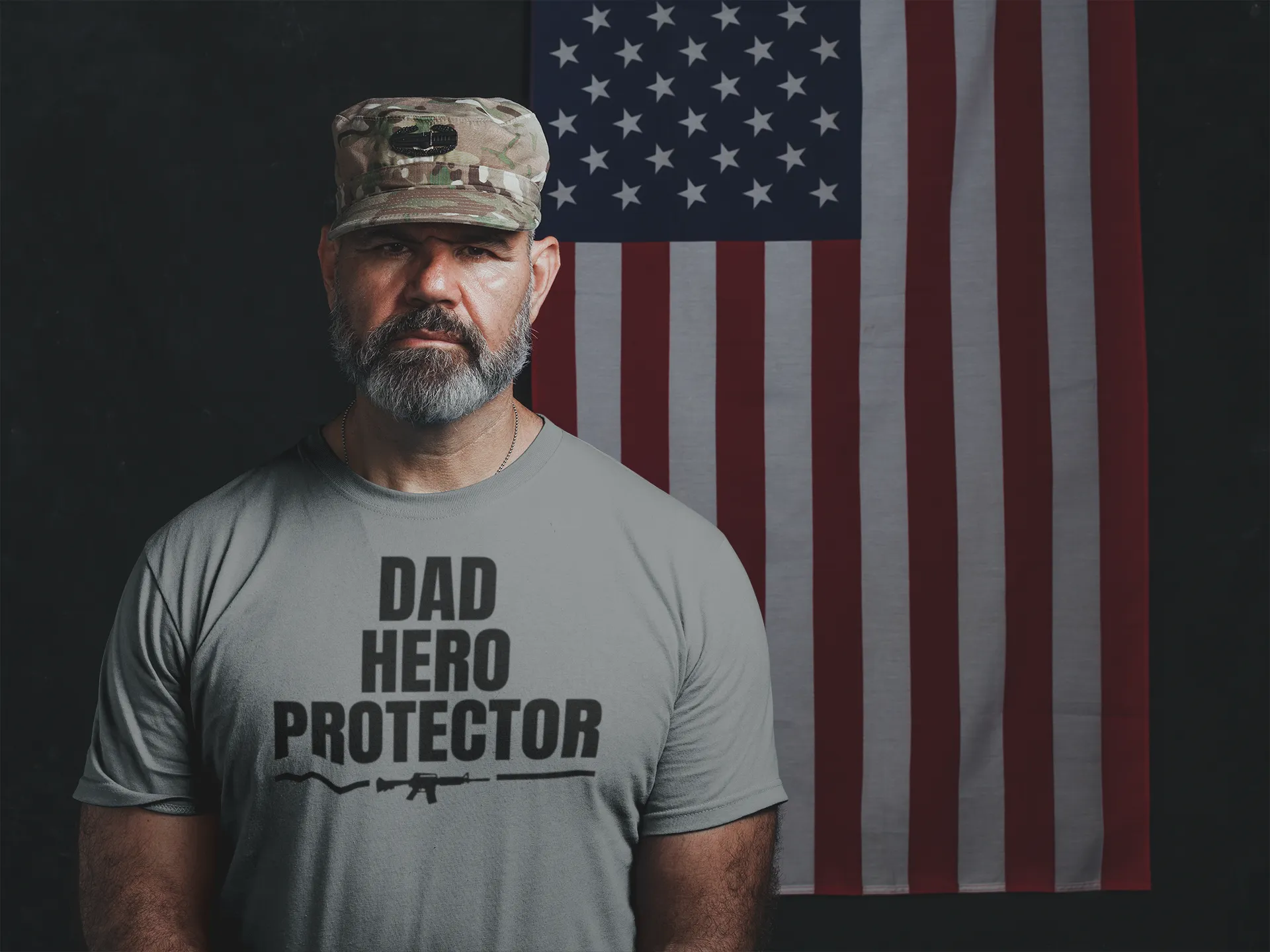 Family - Dad, Hero, and Protector - Military Edition