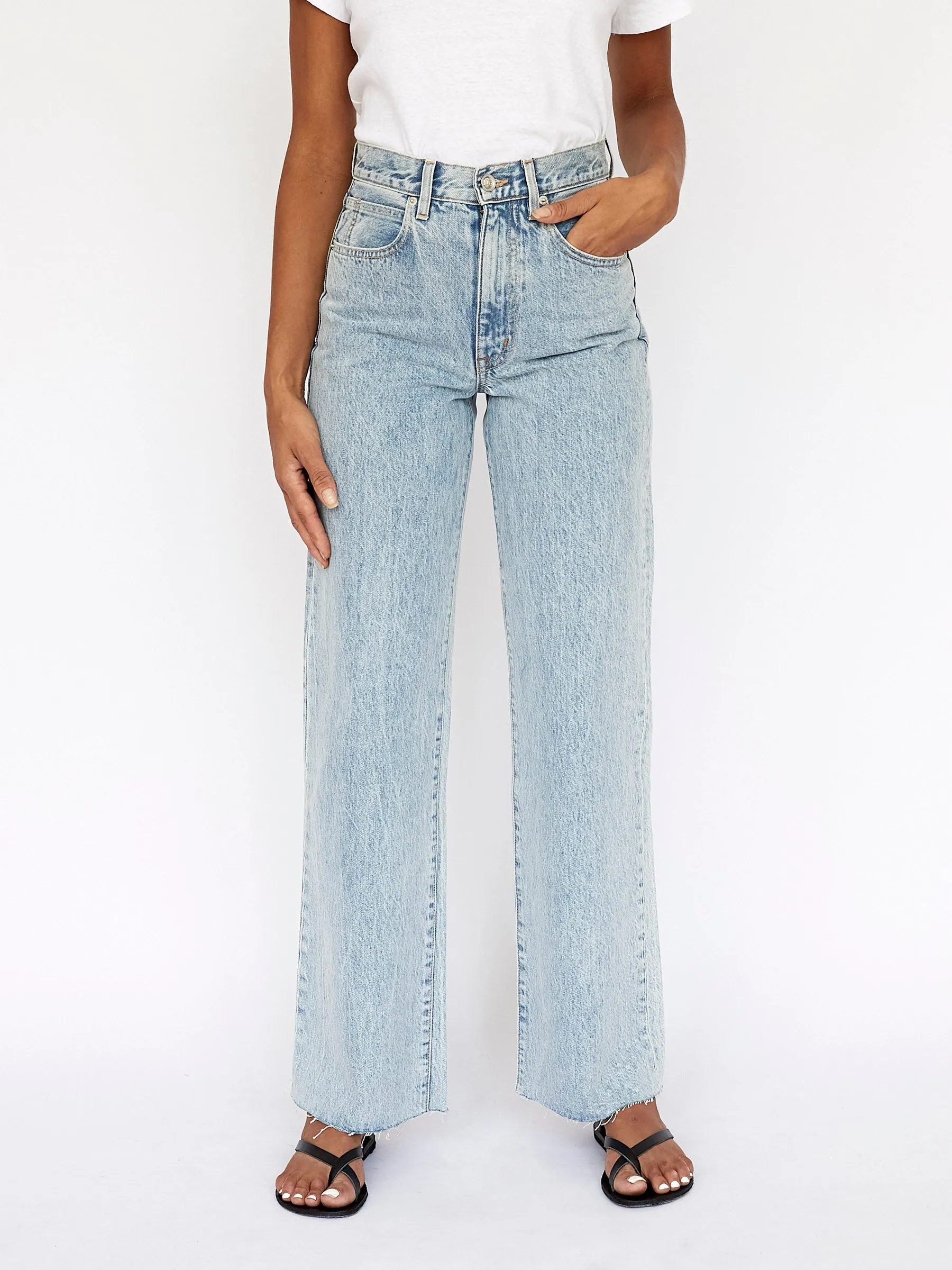 Grace High Rise Wide Leg Jean