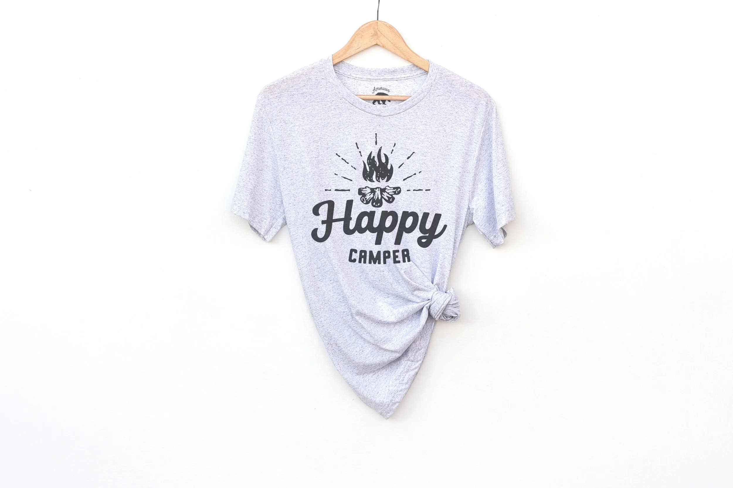 Happy Camper Adult Shirts