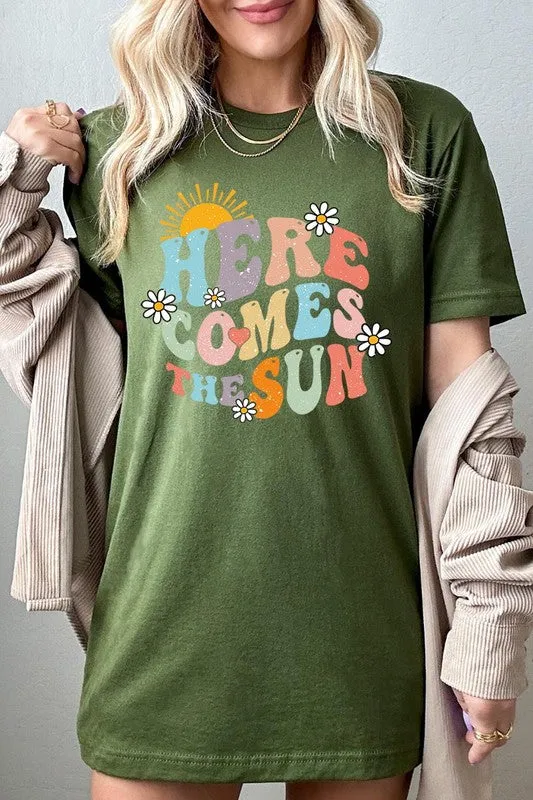 Here Comes The Sun Graphic T Shirts