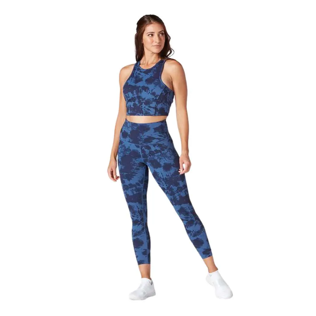 HIGH WAISTED 7/8 TIGHT - DEEPWATER TIE DYE