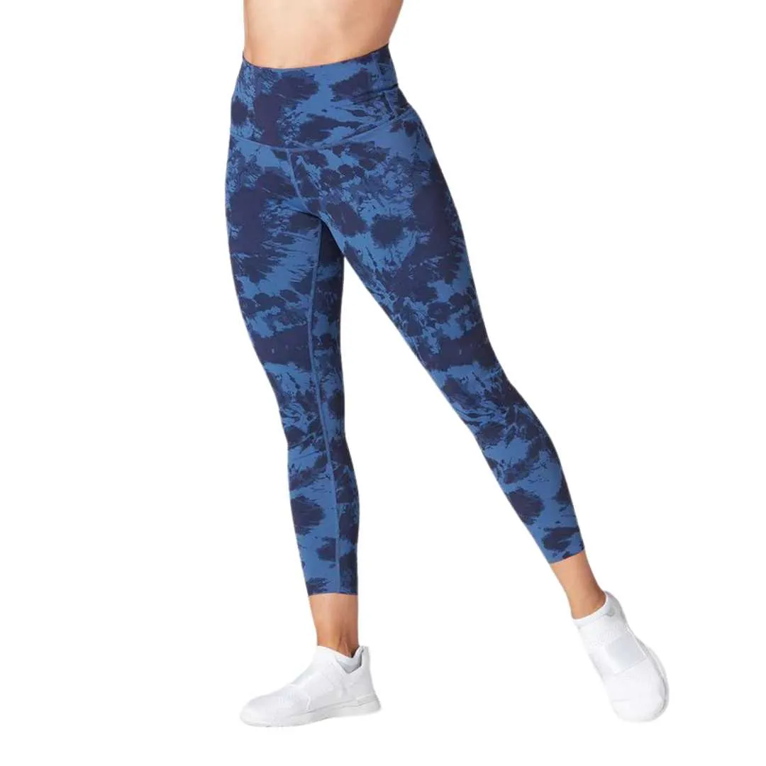 HIGH WAISTED 7/8 TIGHT - DEEPWATER TIE DYE