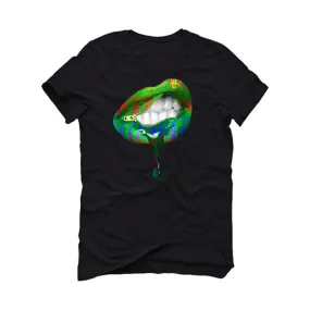 J Balvin x Air Jordan 1 Retro High OG Black T-Shirt (lips unsealed)