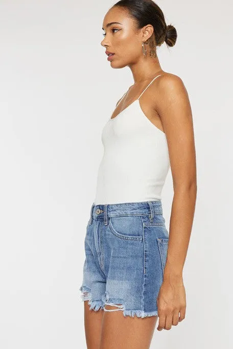 KanCan High Rise Denim Short Jeans