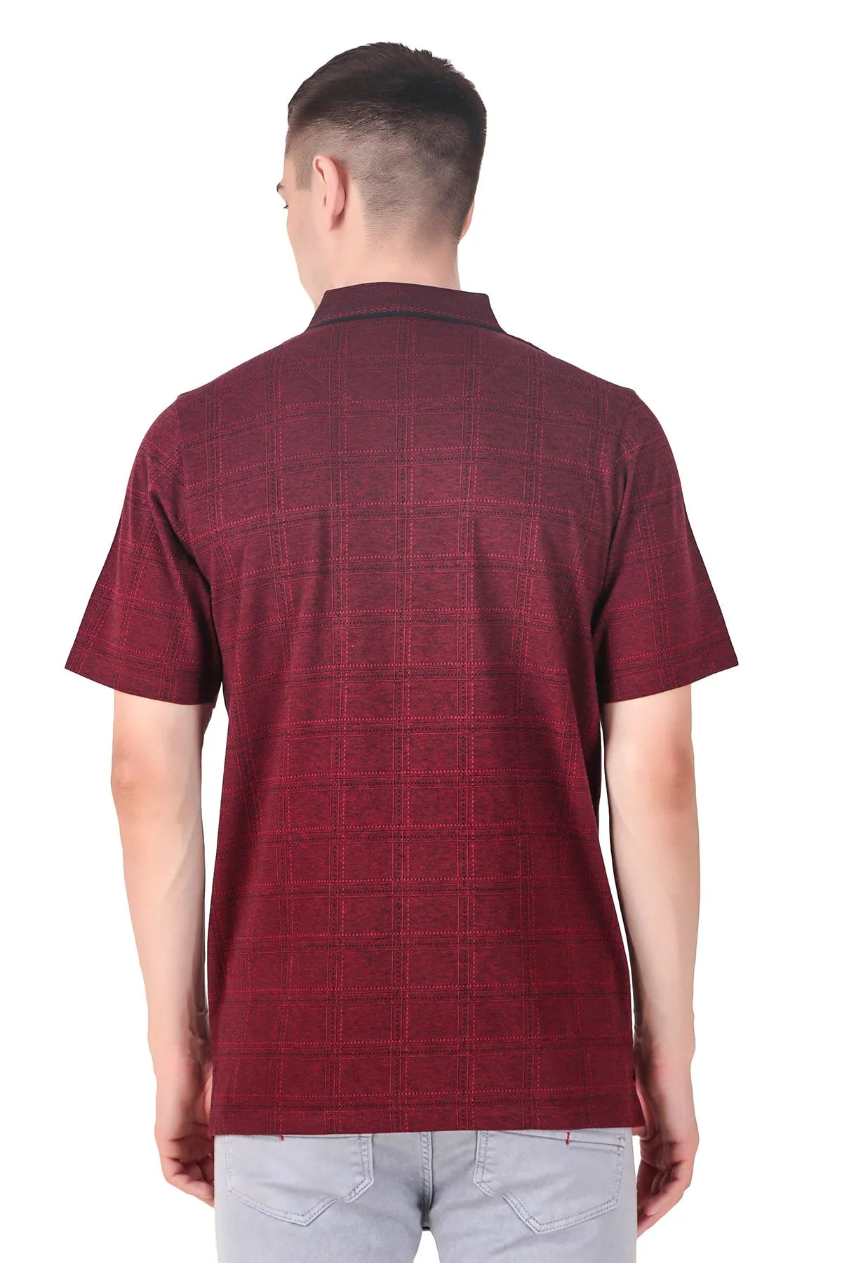 Kevin Ninan Jacquard Polo