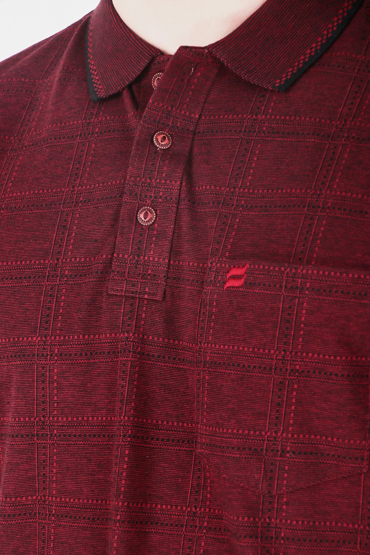 Kevin Ninan Jacquard Polo