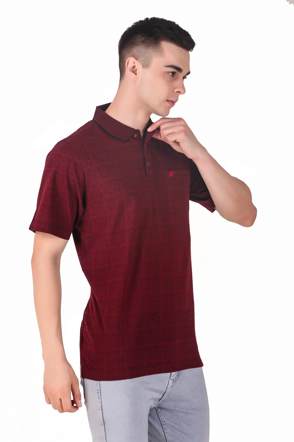 Kevin Ninan Jacquard Polo