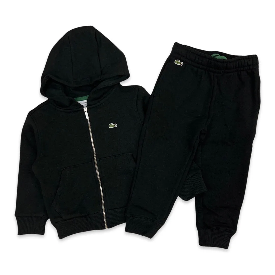 Kids Fleece Black Jogging Set