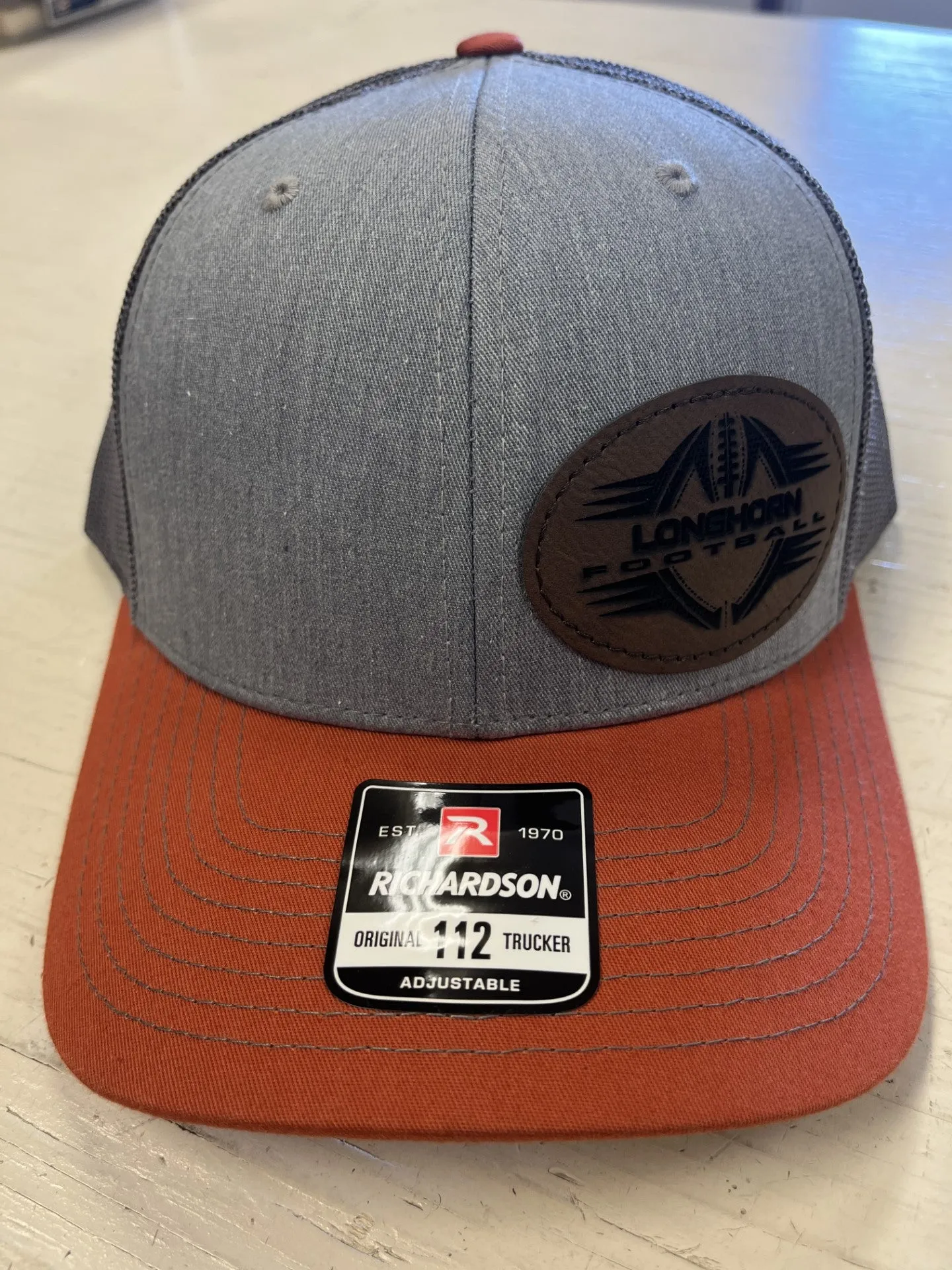 Lasered LonghornFootball Patch Cap