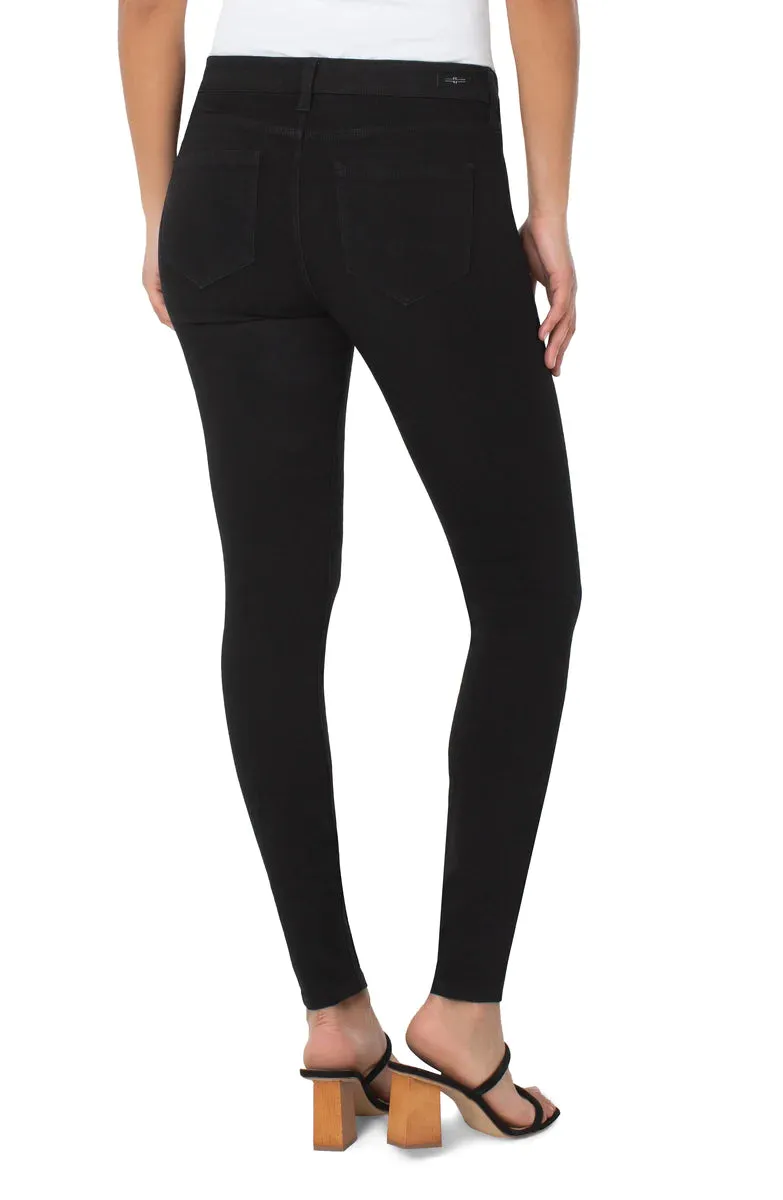 Liverpool Abby Skinny - Black Rinse