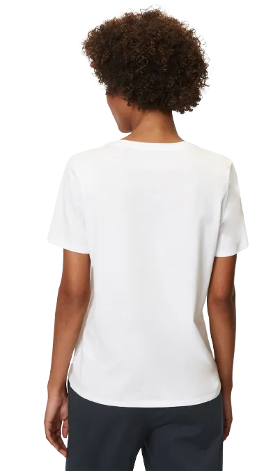 Marc O' Polo - V-neck T-Shirt White