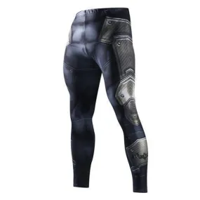 Men's Batman Armor Compression Leggings Grappling Spats