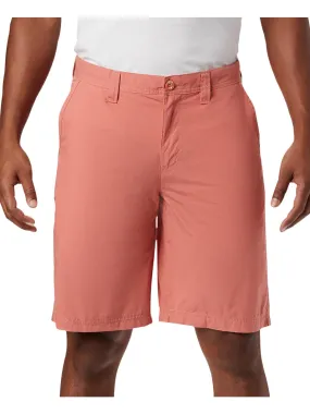 Mens Cotton Flat Front Khaki, Chino Shorts