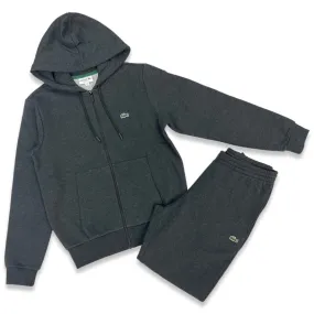 Men’s Fleece Jogging Set In Dark Grey