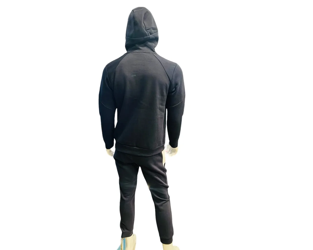 Mens Hooded Fleece Tracksuits Hoodie Bottom Pant Jogsuit