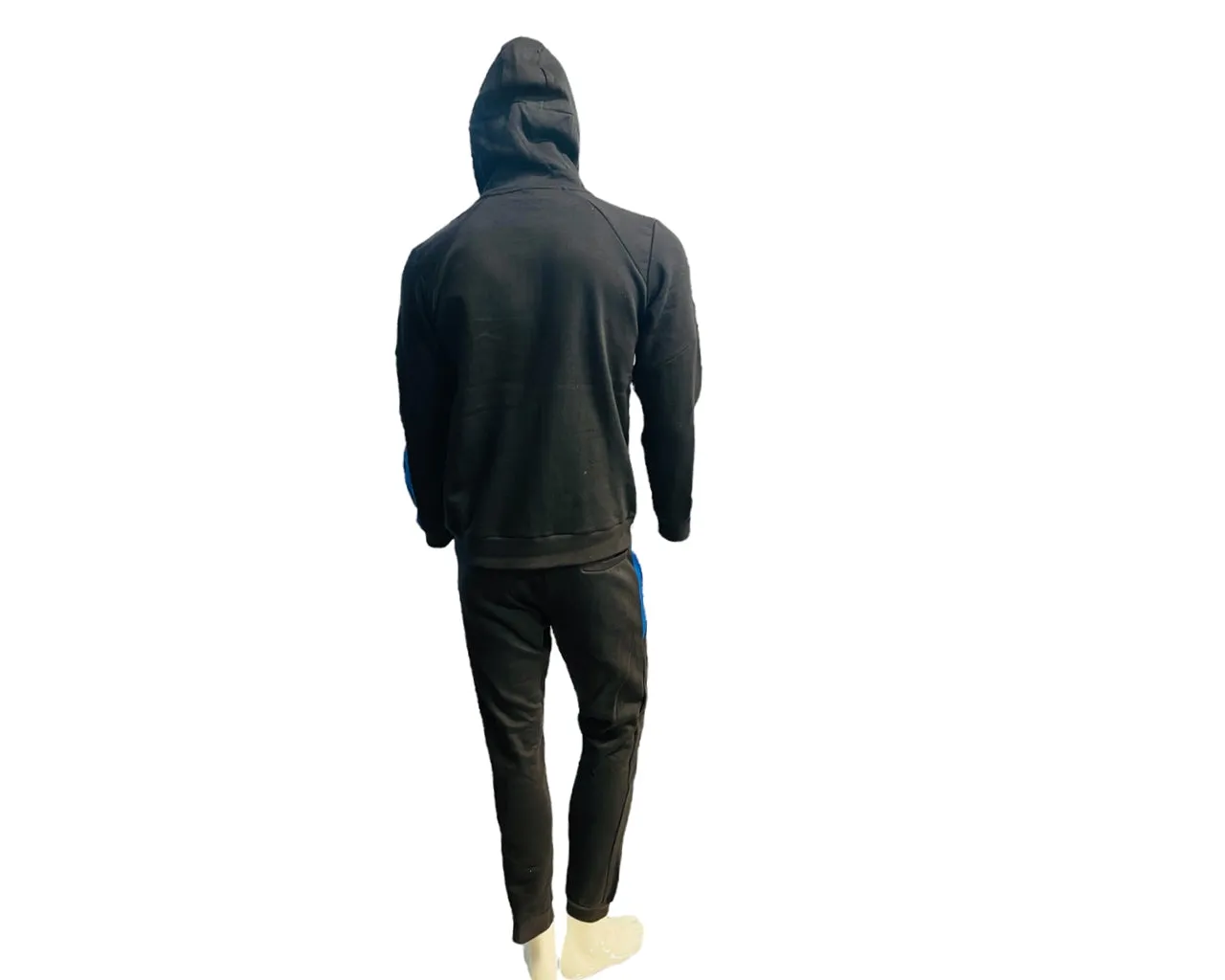 Mens Hooded Fleece Tracksuits Hoodie Bottom Pant Jogsuit