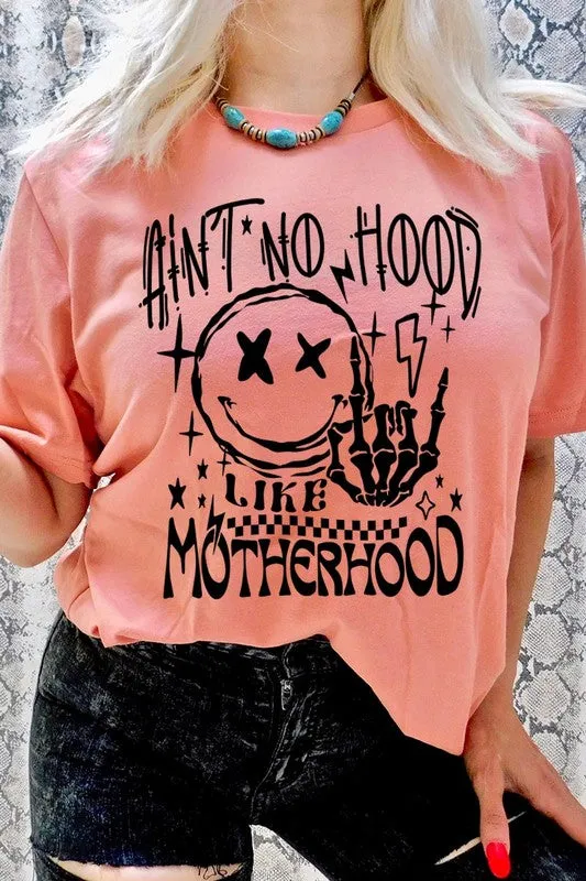 Motherhood Funny Mothers Day Graphic T Shirts