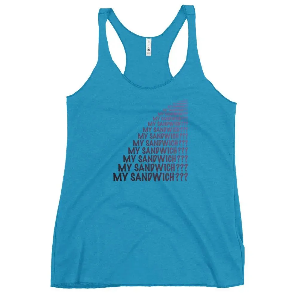 My Sandwich Women's Racerback Tank