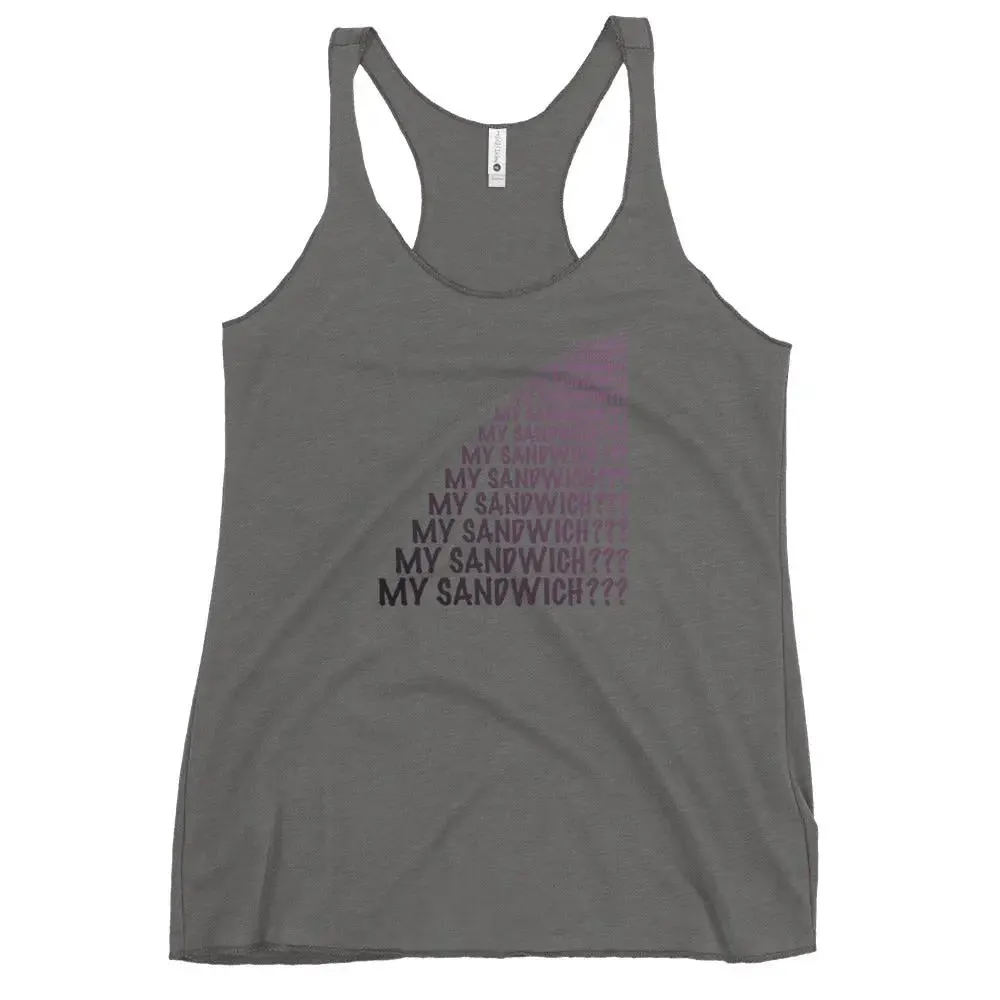 My Sandwich Women's Racerback Tank