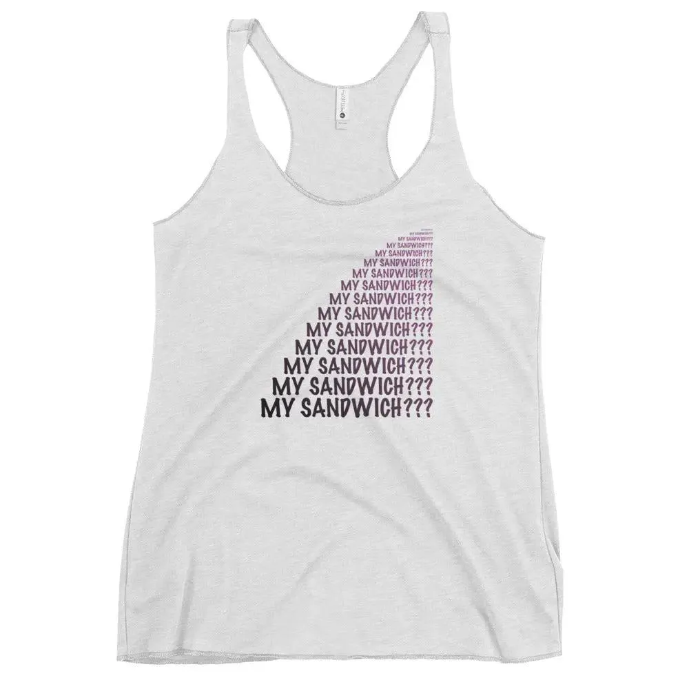 My Sandwich Women's Racerback Tank