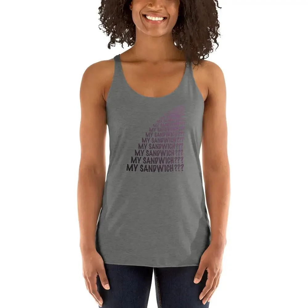 My Sandwich Women's Racerback Tank